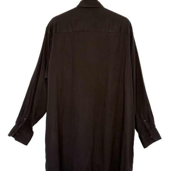 Yohji Yamamoto Oversized LS Shirt with Layered Collar 4/L - Picture 2 of 10